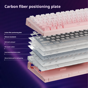 EWEADN deep68 0.01MS Độ chính xác RGB lightbox chuyển đổi từ tính 68/80 phím cơ khí Bàn phím chơi game Gateron thương hiệu máy tính để bàn chơi game - Product Image 5