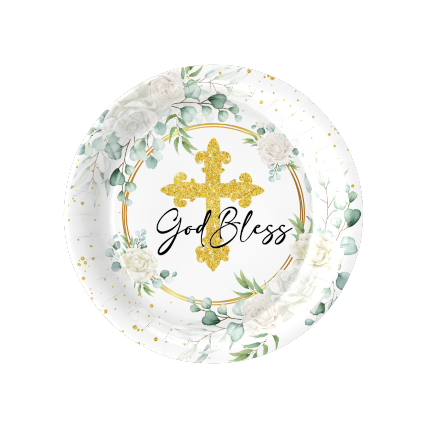 Vert : assiettes de 7 pouces * 10 pièces