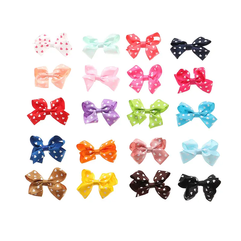 Cabelo Bow Hairpins Duck Beak Clip Com Nó Hairgrips Grampos de cabelo para crianças Acessórios bonitos do cabelo