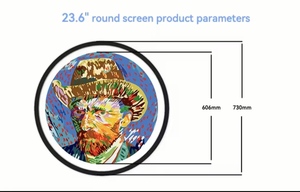 Tondo tft display LCD circolare touch screen ad alta risoluzione tutto angolo di visione pannello display LCD forma arrotondata prezzo a buon mercato - Product Image 2