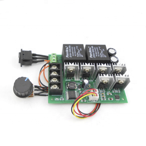 Pwm regolatore di velocità PWM regolatore elettronico 40A DC 10V-50V 12V / 24V / 36V Brushed DC motor controller regolatore - Product Image 2