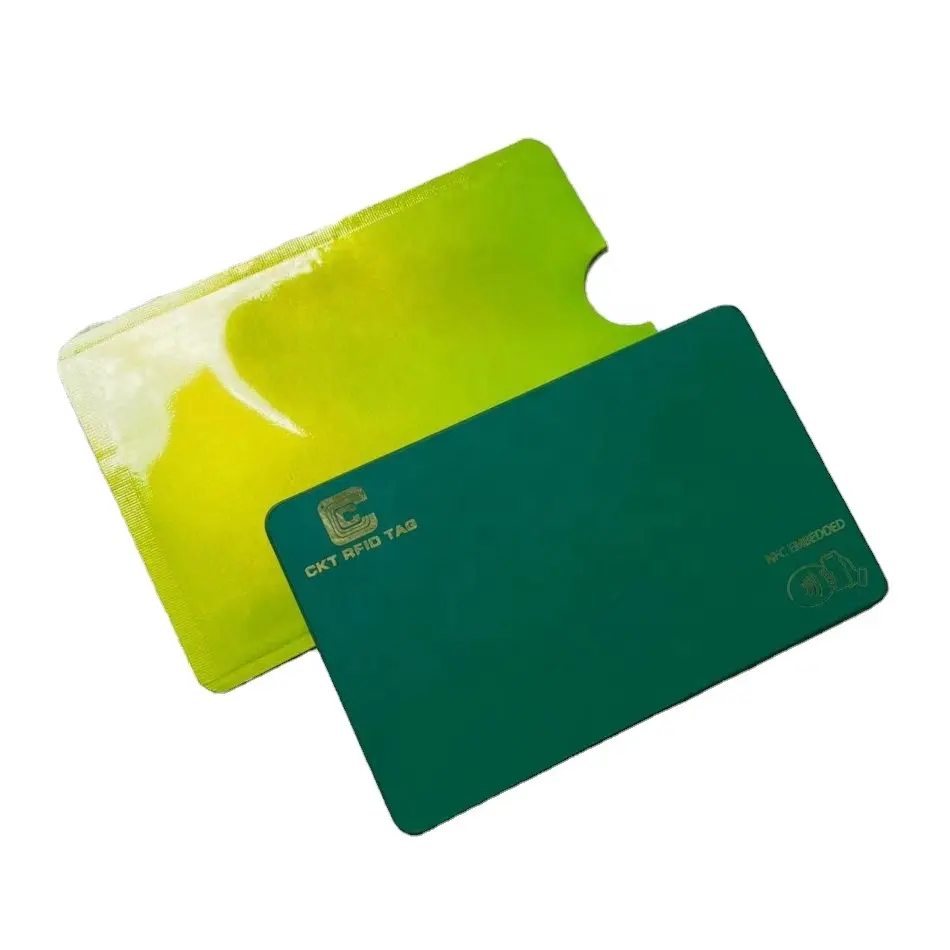 Защита для кредитных карт RFID NFC держатель для карт алюминиевый блокирующий чехол