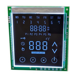 Termostato inteligente personalizado para habitación, botón táctil Lcd, pantalla Va, pantalla de temperatura