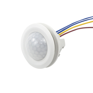 Mini interruptor de luz LED pequeño AC110V 220V con sonda integrada de retardo de tiempo ajustable, SONDA DE Sensor de movimiento infrarrojo PIR