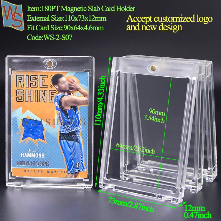 S07 180PT Magnetic Card slab