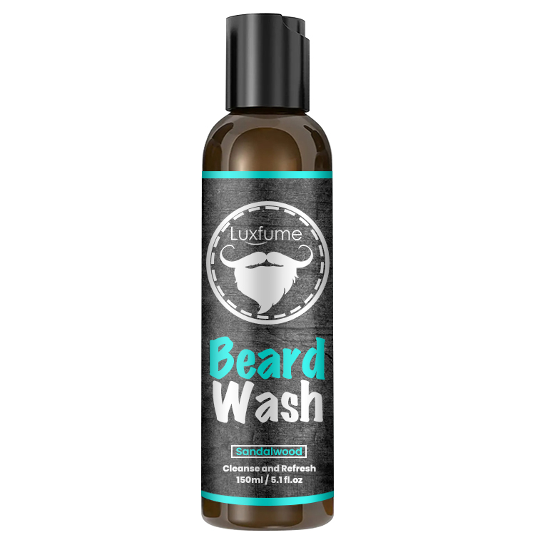 Lavage de la barbe