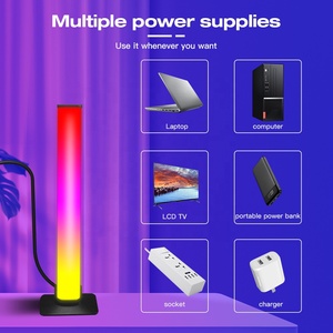 WLED数字发光二极管灯Bar5V USB输入2.5A智能RGB灯条连接到本地网络或互联网可选 - Product Image 5