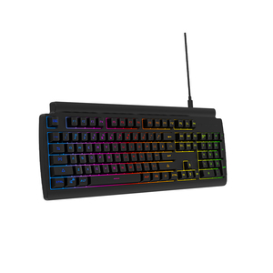Teclado aerodinámico de diseño ergonómico mecánico USB OEM, todas las teclas, modos de iluminación múltiples sin efecto fantasma para reproductor de juegos - Product Image 2