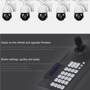 RS485 PELCO-D PTZ CCTV telecamera 3D ad alta velocità Controller tastiera universale supporto joystick telecamera IP e coassiale - Product Image 4