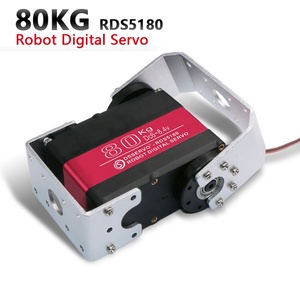 <strong>Robot</strong> <strong>Digital</strong> <strong>Servo</strong> RDS5160 60KG RDS5180 80KG 7.4V Waterproof <strong>Servo</strong> Dual Axis With U Mounting Bracket for RC Robotic