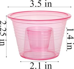 2025新款一次性Jagermeister射击杯4盎司PS轰炸机Jager炸弹射击杯一次性塑料杯
