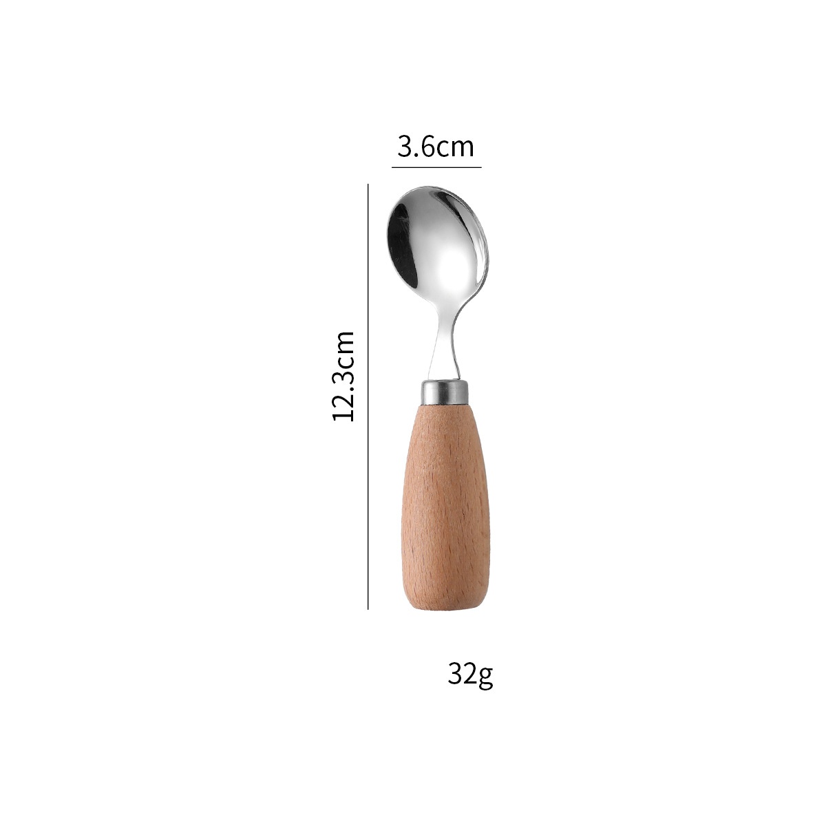 Long wooden handle---A