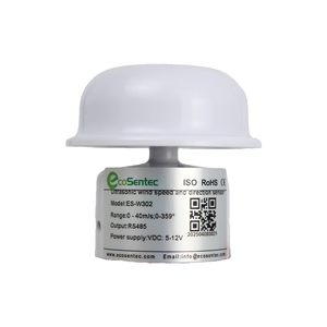 RS232 RS485 0-60 mt/s Hohe Auflösung 2 in 1 Ultraschall-Anemometer Wind geschwindigkeit und Richtungs sensor - Product Image 5