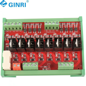 Placa amplificadora de transistores de CC de 8 canales, placa de alimentación, placa PLC, módulo de salida de relé con aislador optoacoplador - Product Image 3