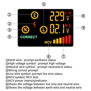 ZT-E2/E4/E10ソケット安全テスター漏れスイッチ検出停電検出ゼロ火災試験 - Product Image 5