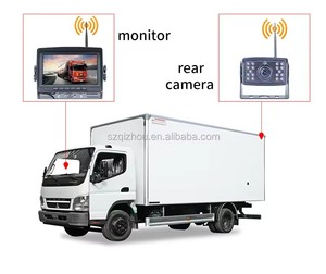 Digital <strong>Wireless</strong> Backup Camera Kits 7 Inch Monitor With Backup Camera for Semi Trailer for Car Parking <strong>Reverse</strong> Safety <strong>System</strong> - Product Image 6