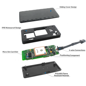 Rastreador GPS 4G con aplicación gratuita, dispositivo de seguimiento de ubicación de plataforma, alarma de exceso de velocidad, con cable, 4G LTE, GT08 - Product Image 2