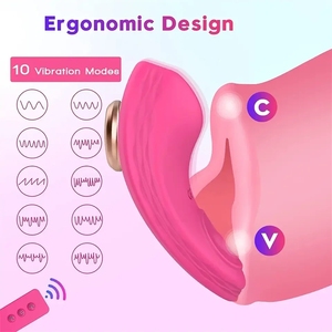 PinkZoomカップル長距離APPリモートコントロール振動パンティー磁気クリップ女性大人のおもちゃ蝶バイブレーター