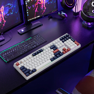 Pro Gaming <strong>Keyboard</strong> - Full Size 108 <strong>Keys</strong>, 2.4G Wireless RGB Backlit, Anti-Ghosting &amp; Quiet Membrane <strong>Keys</strong> for PC - Product Image 2