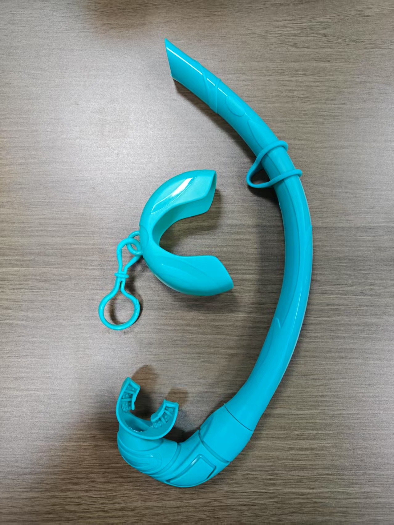 Silicone breathing tube-emerald green