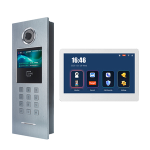 El más nuevo portero automático Tuya sistema de intercomunicación de vídeo inteligente Pantalla de 7 pulgadas WIFI Video puerta teléfono intercomunicador Cámara timbre