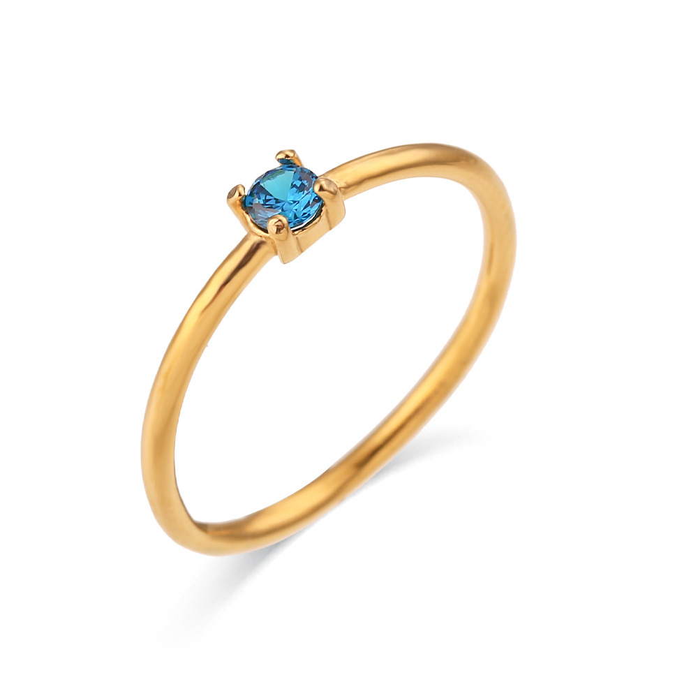 bague bleue