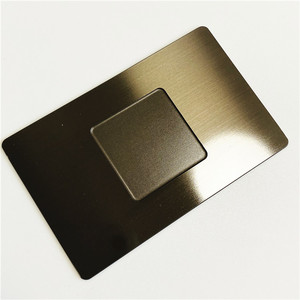 Tarjeta de negocios Nfc de Metal, impresión de código convexo programable para promoción - Product Image 5