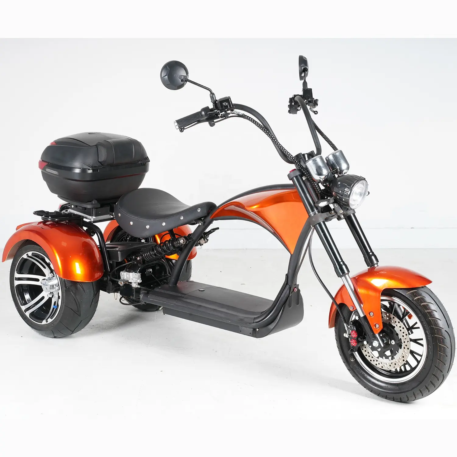 Mangosteen 3 Rodas M1P CEE COC 2000W Motocicleta Scooter Elétrica 3 Rodas Triciclo Elétrico Citycoco Chopper