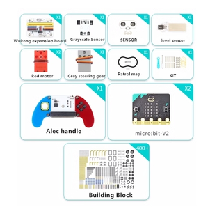 Microbit Extension Board <strong>Programming</strong> Building Block Robot Sensor Kit Graphical Teaching Aids With 48 Shapes - Product Image 6