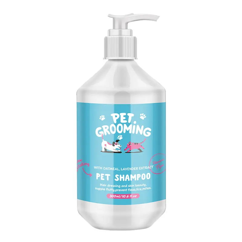 OEM Private Label PH Balance Pet Shampoo for Dogs Natural Formula with Coconut Aloe Vera