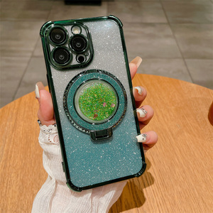 Nuovo lusso gradiente sabbie mobili porta porta telefono custodia per Iphone 11 14 13 12 15 16 Pro Max Glitter Cover in acrilico antiurto