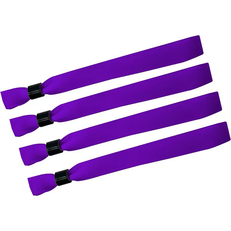 Ruban de bracelet violet coloré de 1,5 cm * 17,5 cm