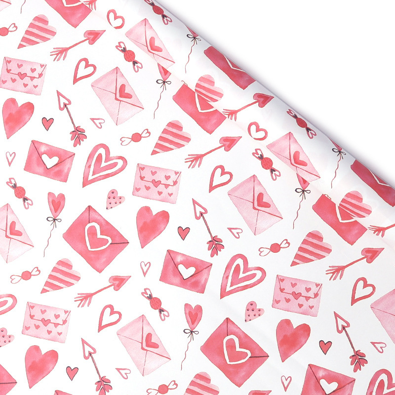 Enveloppe en forme de coeur