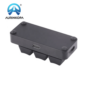 Ctrl C/V-Tasten tastatur für Programmierer 3-Tasten-Entwicklungsplatine übernimmt RP2040-Chip-Dual-Typ-C-Ports Treiber freies Plug & Play - Product Image 2