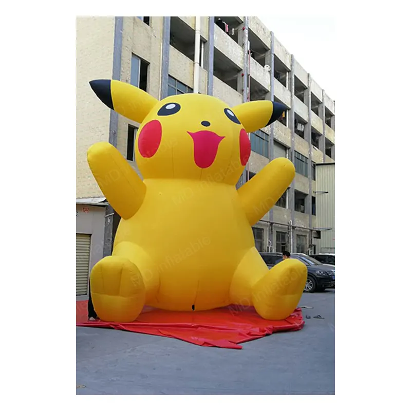 Top Verkauf Riesen Cartoon Charakter Modell aufblasbare Pikachu Maskottchen Kostüm zu verkaufen