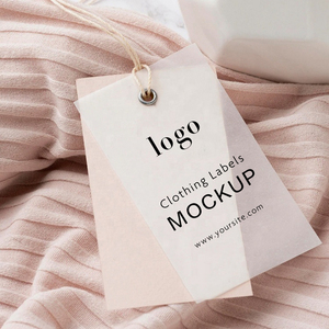 Printed Logo Clear Pvc Hangtags Garment Clothes <strong>Custom</strong> Hang <strong>Tags</strong> Luxury Swing <strong>Tags</strong> Set <strong>String</strong> Pin Design Paper Clothing <strong>Tag</strong> - Product Image 4