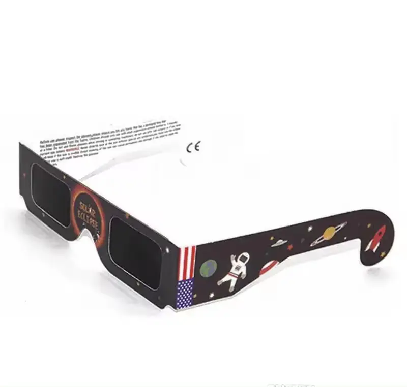Venta al por mayor Filtro de visualización Gafas 3D gafas de Eclipse Anular Eclipse gafas de visión ISO