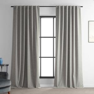 Rèm cửa chắn sáng 100% polyester, phủ chống cháy, chống thấm, kiểu vải lanh, bán chạy, dành cho khách sạn, trường học - Product Image 1