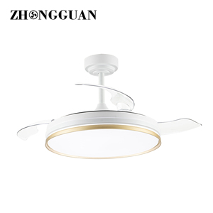 Stylish New Retractable LED Fan with Remote Control Fandelier Ceiling Mount <strong>Light</strong> 5-Year Warranty <strong>ERP</strong> CE Report Memory Fan <strong>Light</strong>