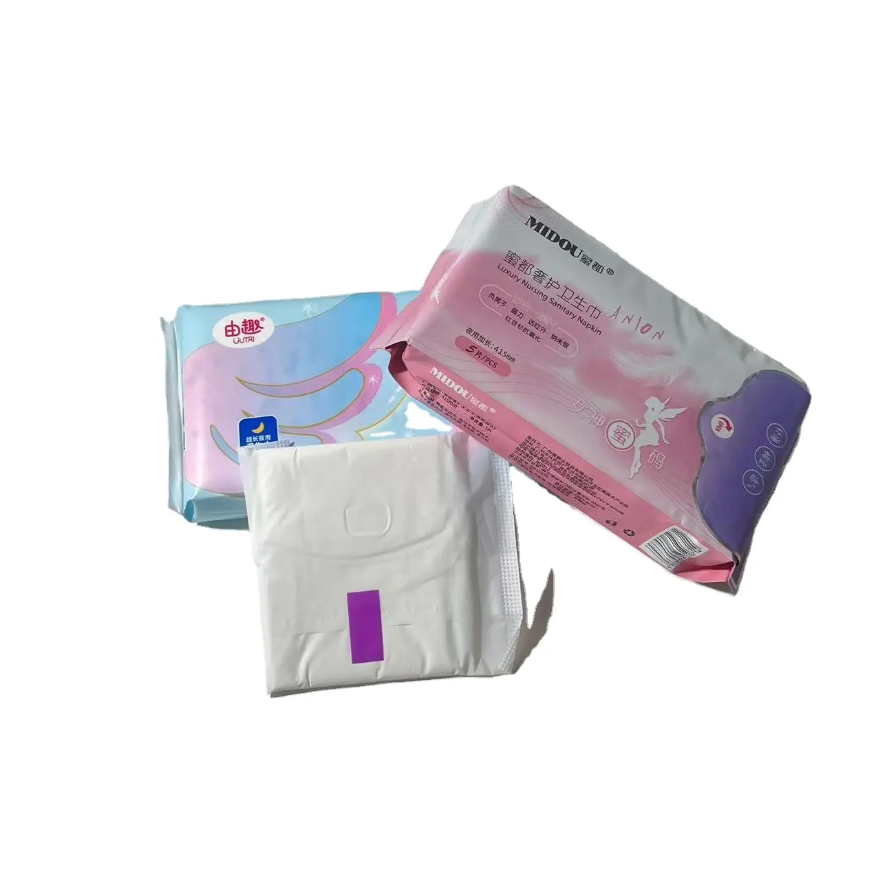 Produtos de Higiene Feminina Extra Care High Absorbency Period senhoras Maxi almofadas durante a noite ultra fino algodão anion absorventes higiênicos