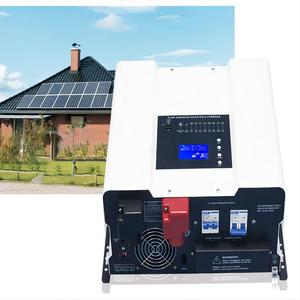 Fábrica 350 kW 5.5KW 5.5KVA MPPT 80A 500VDC PV Entrada 220VAC 48V con/sin función paralela 5500W Inversor solar híbrido trifásico