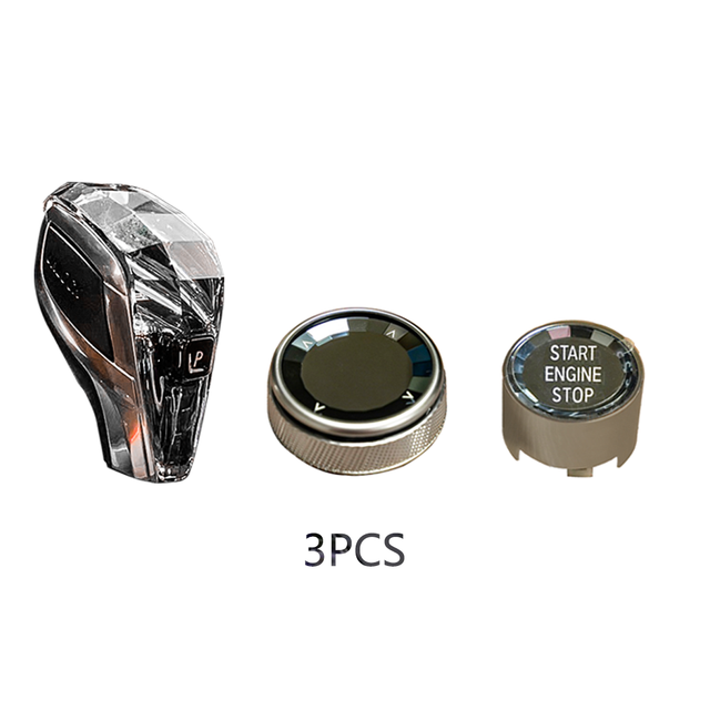 Ensemble de trois pièces en cristal