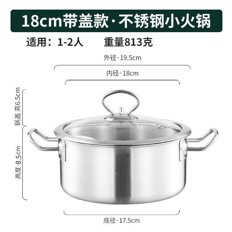 18CM with lid