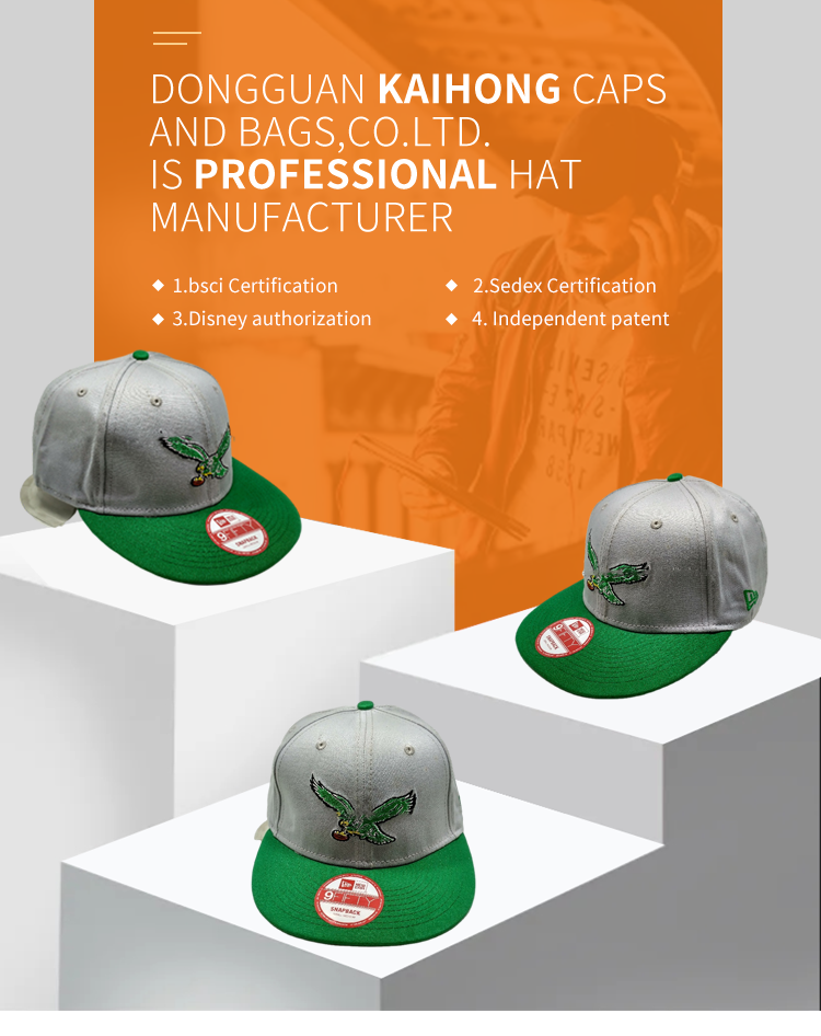 Modern Customized snapback hat 100% polyester baseball hats with custom logo fashion style
