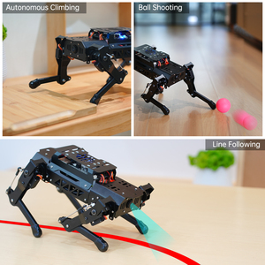 Ros Robot PuppyPi Pro Bionic Robot Dog mit Lidar für SLAM Mapping und Navigation Support Gazebo Simulation