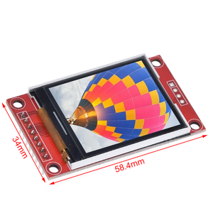 1.8 inç 1.8 "LCD ekran TFT ekran modülü SPI arayüzü 128*160 çözünürlük 16BIT RGB 4 IO ST7735S Arduino için sürücü