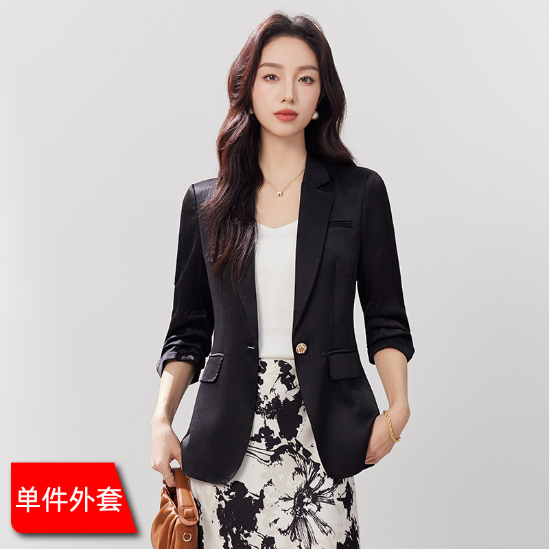 black suit