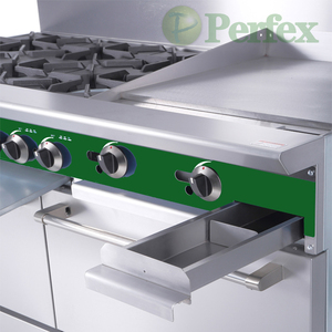 Perex 48英寸燃气灶灶具36英寸燃气灶具餐饮设备机器组合范围灶具 - Product Image 4