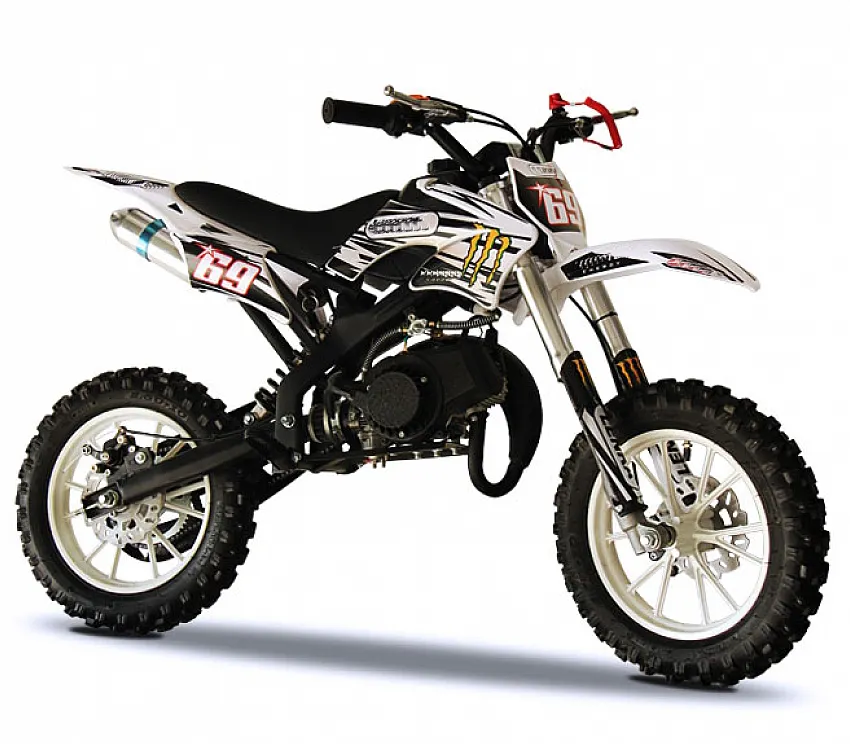 Novo 49cc super mini moto cruz bolso dirt bike