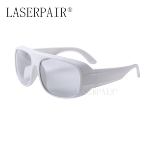 نظارات السلامة بالليزر CO2 10600 نانومتر نظارات حماية الإطار الأبيض نظارات حماية العين - Product Image 1